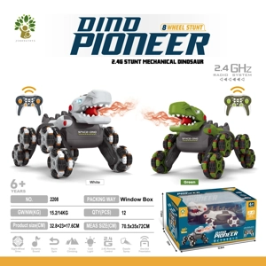 Eight-wheel stunt - dinosaur