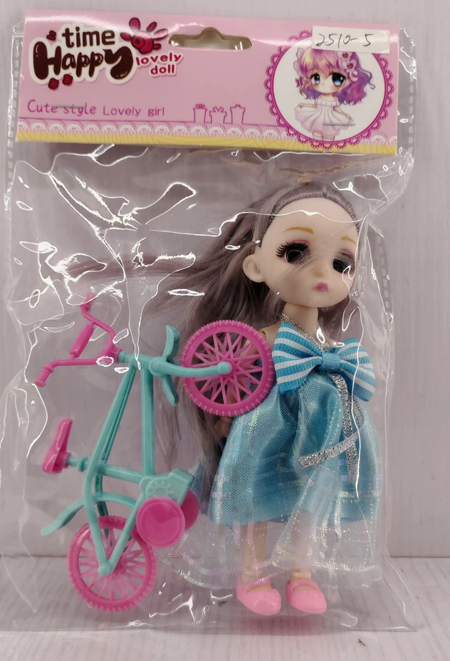 6-inch realistic Ye Luoli doll with bicycle