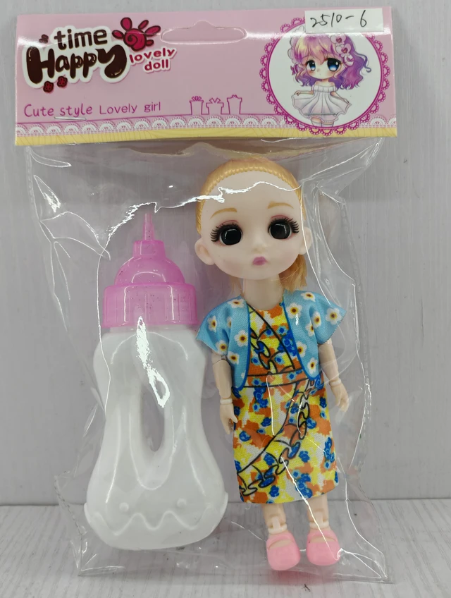 6-inch realistic Ye Luoli doll with milk bottle