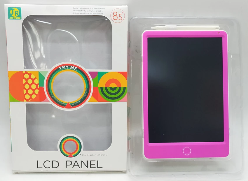 8.5' LCD Writing Tablet Monochrome (with blister delivery battery, screwdriver and pen)