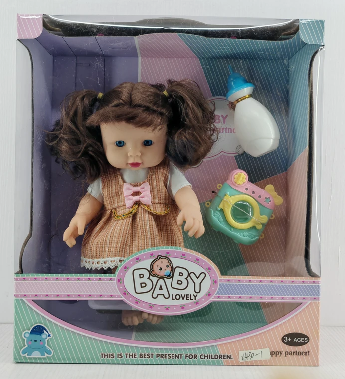 14-inch vinyl chubby doll with music
