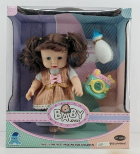 14-inch vinyl chubby doll with music
