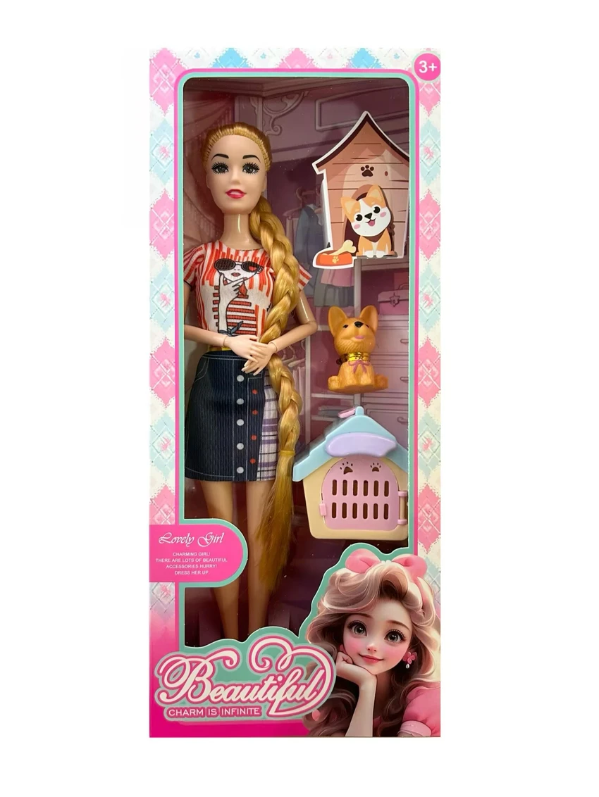 11-inch 9-joint solid Barbie doll