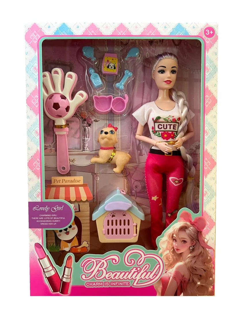 11-inch 9-joint solid Barbie doll