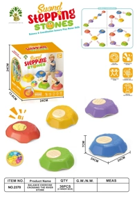Balance training river crossing stones star whistle sound effect * 1 piece regular version * 4 pieces