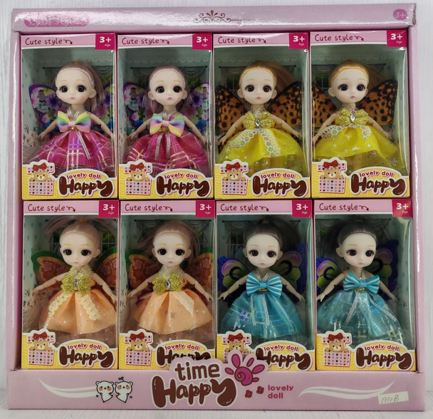 6-inch realistic Ye Luoli butterfly fairy doll 8PCS