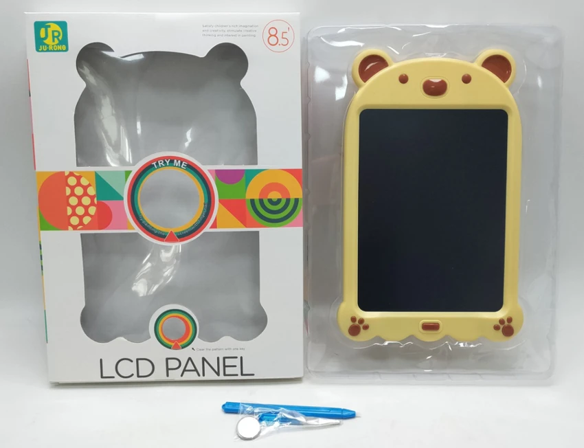 8.5 inch Bear LCD Writing Pad, Monochrome (with blister delivery battery, screwdriver and pen)