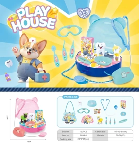 Playhouse Medical Kit Storage Box