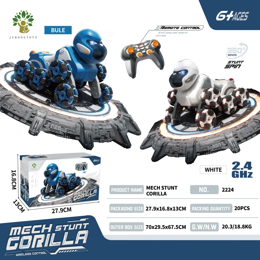 Eight-wheeled stunt - orangutan