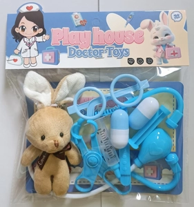 Blue Play Home Medical Kit (Plush Bunny)