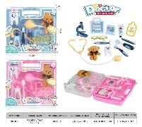 Playhouse Medical Kit Storage Box with Window and Handle