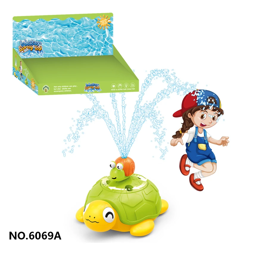 Pool lawn sprinkler turtle (snail out of the water)