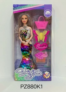 11.5 inch solid 9-joint fashion Barbie doll