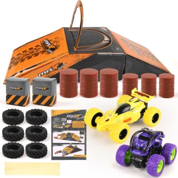 Twist Car Double Inertia Stunt Car Set