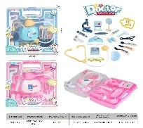 Playhouse Medical Kit Storage Box with Window and Handle