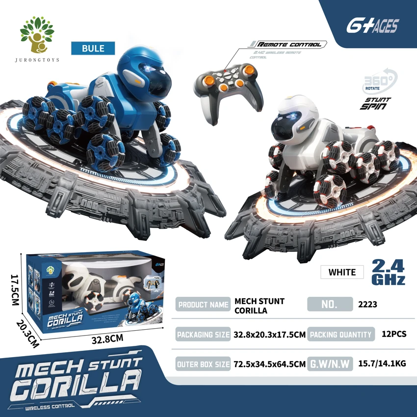 Eight-wheeled stunt - orangutan