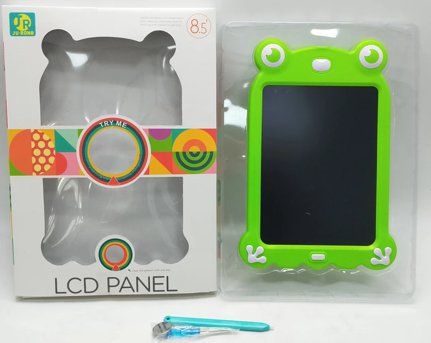 8.5 inch frog LCD writing pad color (with blister delivery battery, screwdriver and pen)