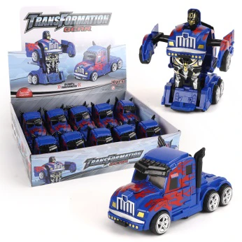Inertia collision transforming Optimus Prime
