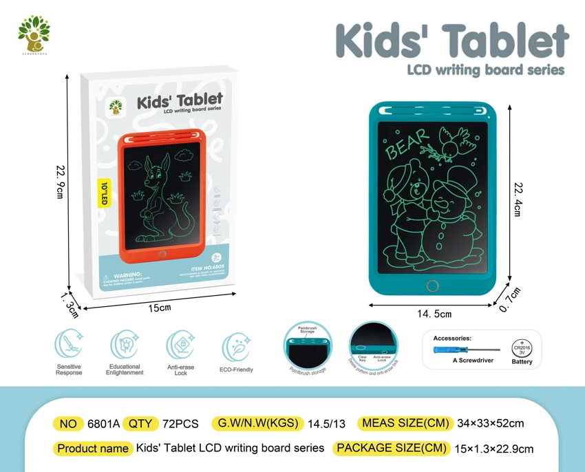 8.5' LCD Tablet Color (Delivery Battery & Screwdriver)