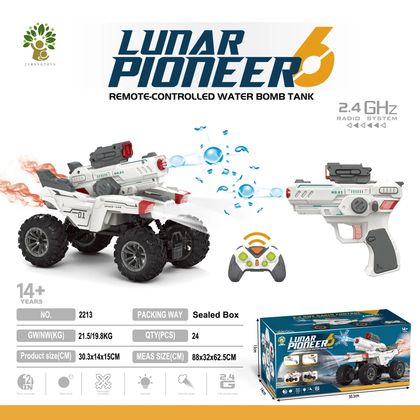 Little climbing water bomb car