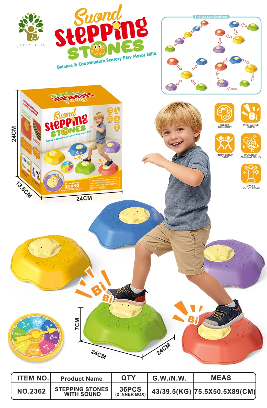 Balance training river crossing stones star whistle sound effect * 5 pieces