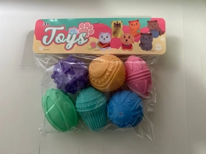 Enamel 6 types of hand grip ball PVC card head bag whistle