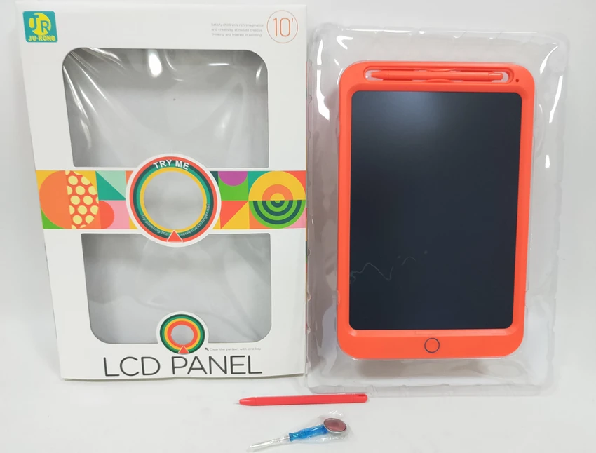 10-inch LCD writing board color (with blister delivery battery, screwdriver and pen)