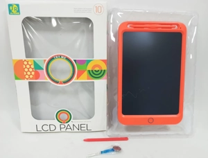 10-inch LCD writing board monochrome (with blister delivery battery, screwdriver and pen)