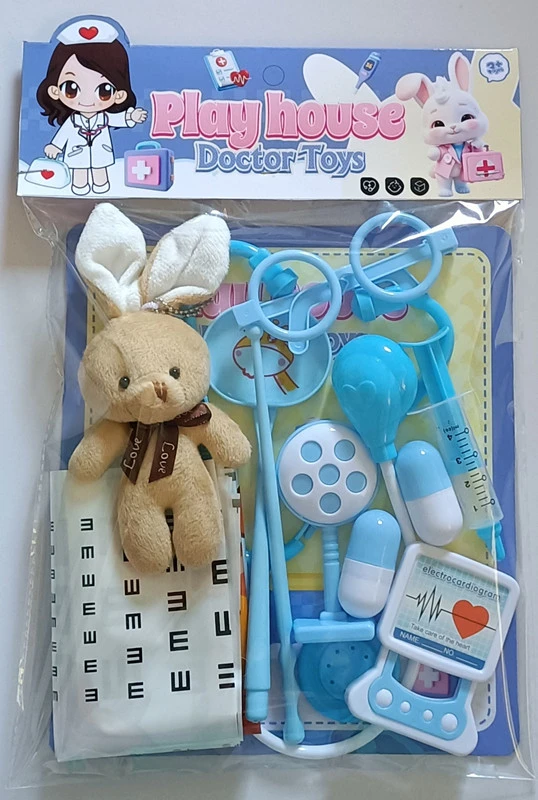 Blue Play Home Medical Kit (Plush Bunny)