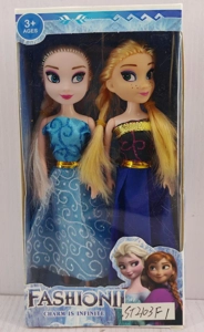 7-inch lifelike double ice and snow dolls