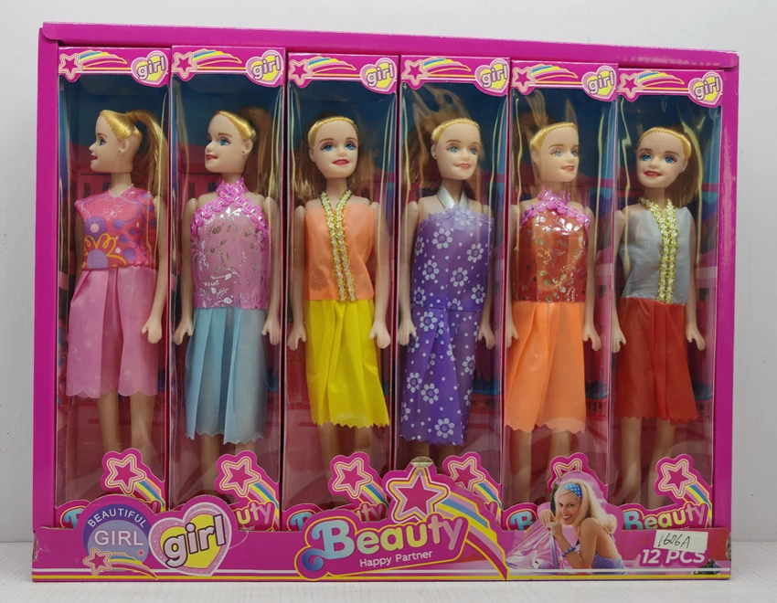 11.5-inch empty-body fashion Barbie dolls 12PCS