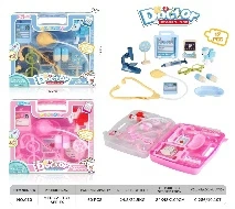 Play Home Medical Kit Storage Box with Window and Handle