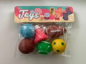 Enameled 6 sports ball PVC card head bag whistle