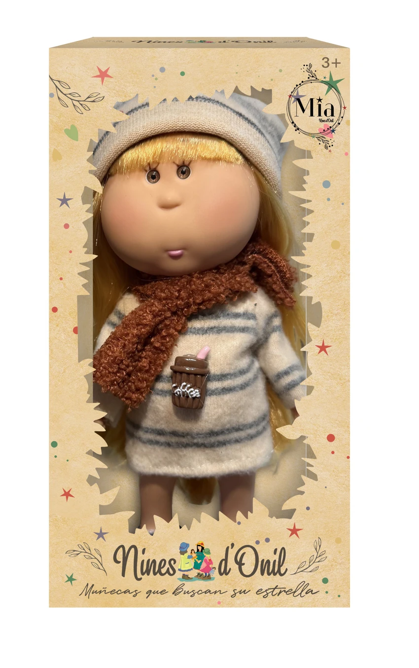 Hot-selling authentic 1:1 fashion 26CM full vinyl Spanish Mia Potato Doll with hanging clothes&nbsp;and&nbsp;name card