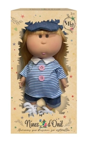 Hot-selling authentic 1:1 fashion 26CM full vinyl Spanish Mia Potato Doll with hanging clothes and name card