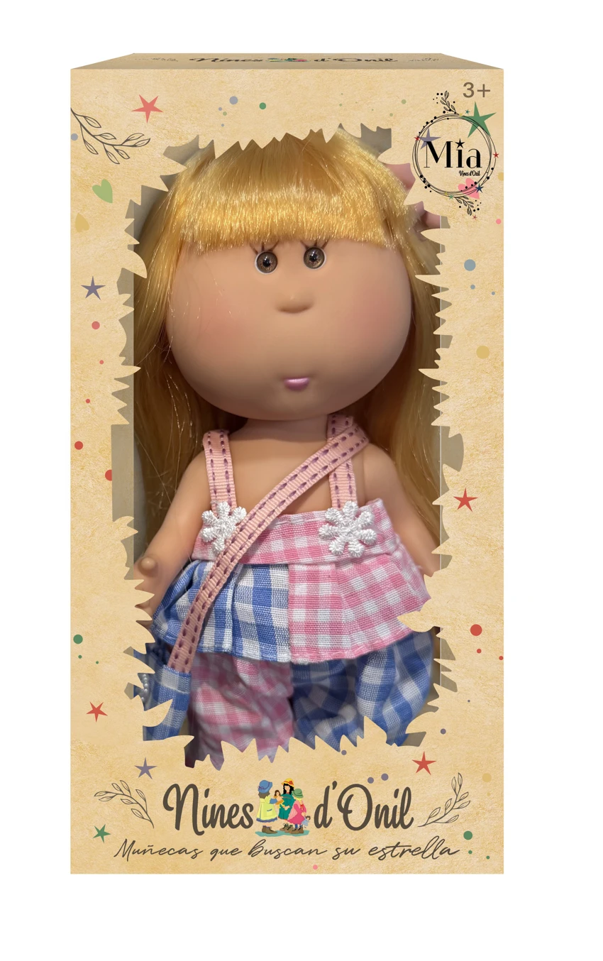 Hot-selling authentic 1:1 fashion 26CM full vinyl Spanish Mia Potato Doll Doll with hanging clothes&nbsp;and&nbsp;business card