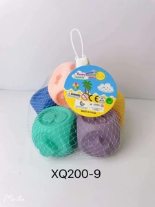 5 eco-friendly rubber puzzle blocks