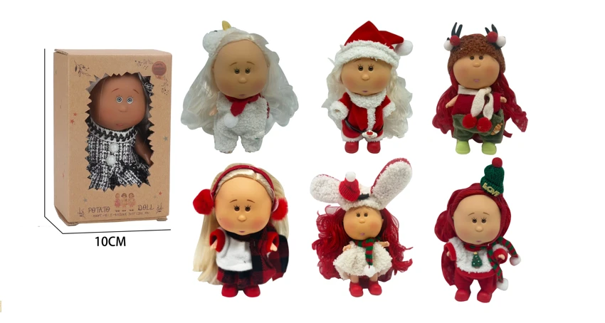 Hot-selling authentic 1:1 fashion 18CM all-rubber Spanish Mia Potato Doll