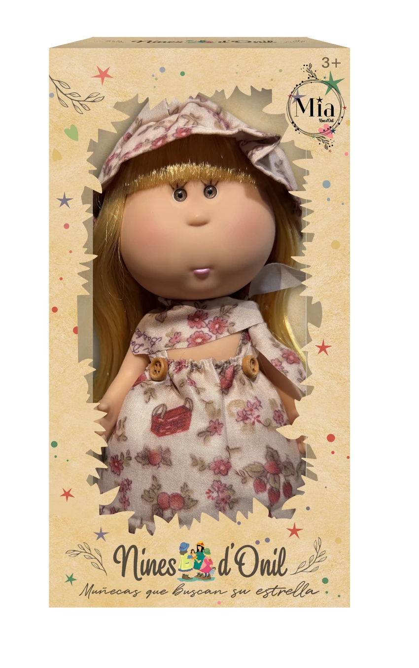 Hot-selling authentic 1:1 fashion 26CM full vinyl Spanish Mia Potato Doll Doll with hanging clothes and business card