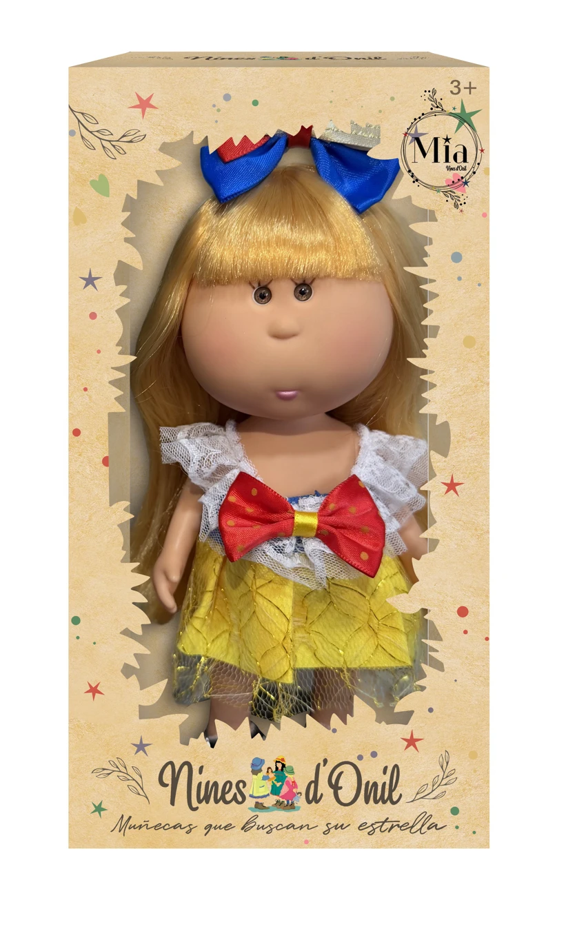 Hot-selling authentic 1:1 fashion 26CM full vinyl Spanish Mia Potato Doll Doll with hanging clothes and business card