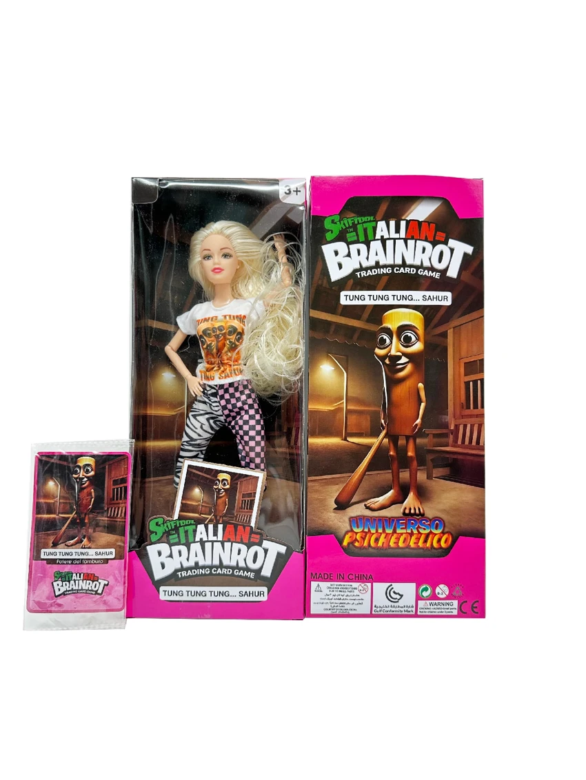 Mattel edition 11.5-inch 12-joint solid body Shanhaijing Wooden Person with one card