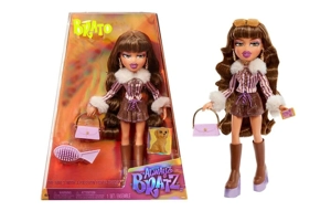 MGA BRATZ Summer Series 10-inch 9-joint big-foot, big-thigh action doll with big head, comes with comb and handbag