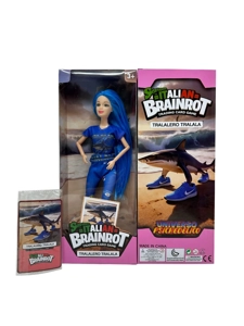 Mattel edition 11.5-inch 12-joint solid body Shanhaijing Shark Person with one card