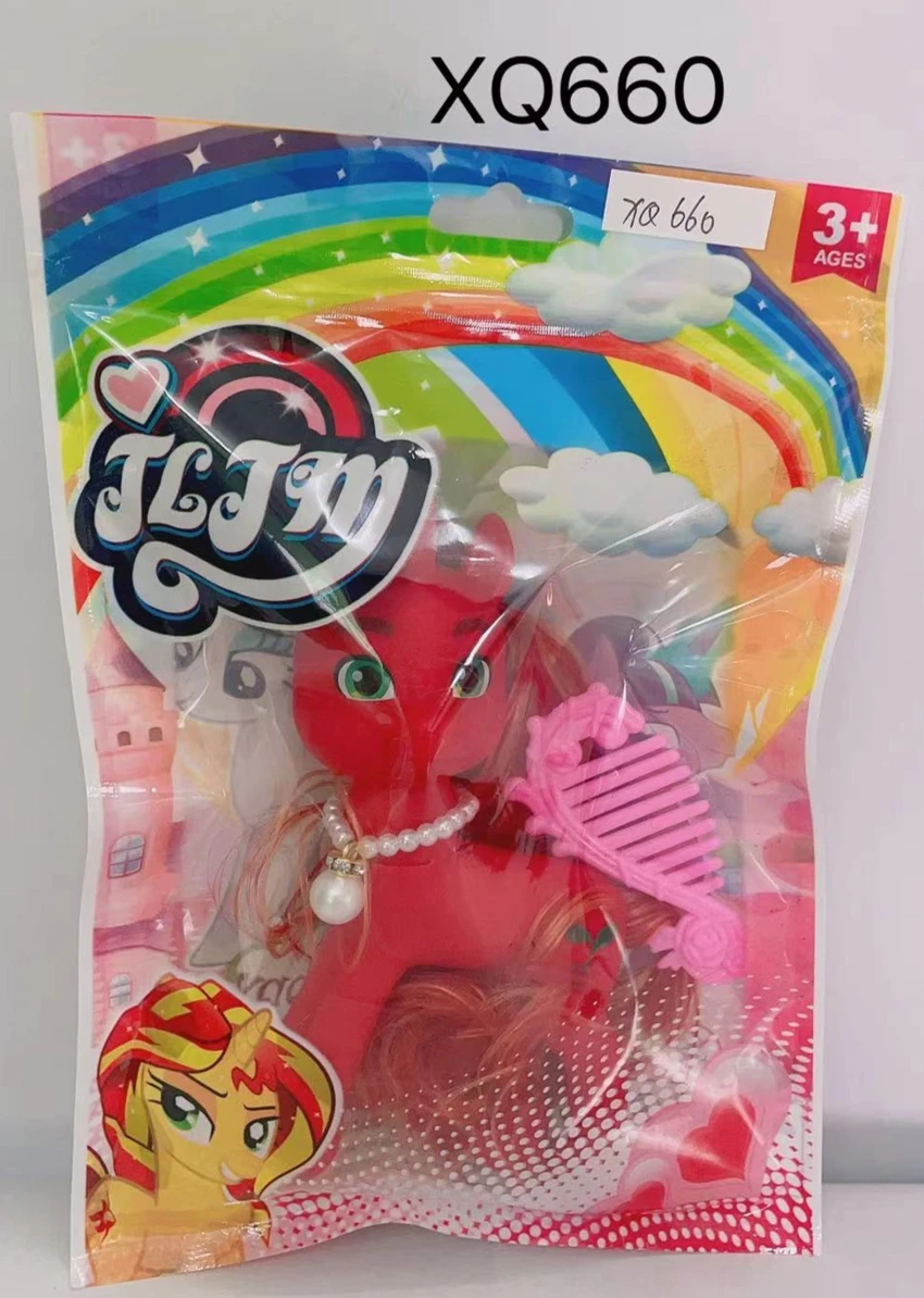 188 fairy cute small horse 1 (no wings), bead necklace, comb