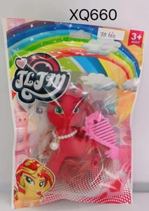 188 fairy cute small horse 1 (no wings), bead necklace, comb