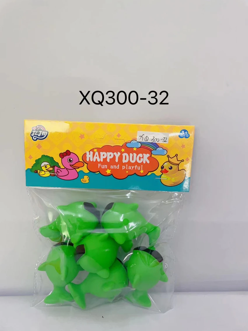 Eco-friendly soft rubber glasses fish pack of 6