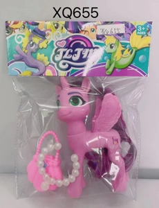 188 fairy cute small horse 1, bag, bead necklace