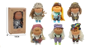 Hot-selling authentic 1:1 plush fashion 20CM all-rubber Spanish Mia Potato Doll [1 plush outfit] [1 fashion outfit]