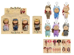 Hot-selling authentic 1:1 fashion 18CM full vinyl Spanish Mia potato doll with card, 6 styles 6P