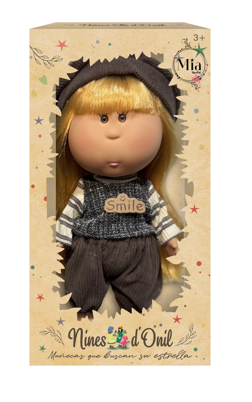 Hot-selling authentic 1:1 fashion 26CM full vinyl Spanish Mia Potato Doll with hanging clothes and name card